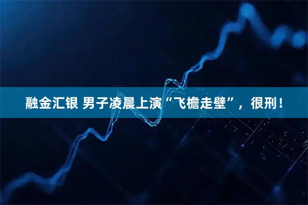 融金汇银 男子凌晨上演“飞檐走壁”，很刑！