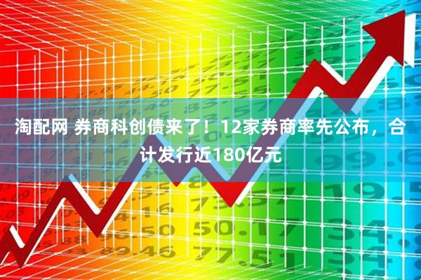 淘配网 券商科创债来了！12家券商率先公布，合计发行近180亿元
